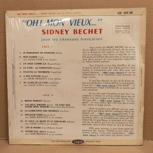 SIDNEY BECHET - OH! MON VIEUX (1970) - LA GRANDE PARADE DE LA NOUVELLE ORLEANS (1973) - LP DÖNEM BASKI SIFIR PLAK