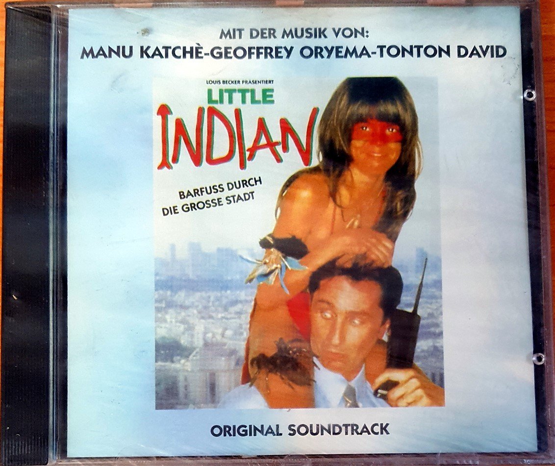 LITTLE INDIAN SOUNDTRACK BY MANU KATCHE - GEOFFREY ORYEMA - TONTON DAVID (1995) CD SIFIR