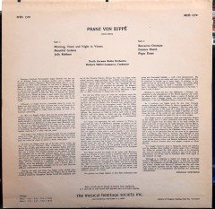 VON SUPPE: OVERTURES, MÜLLER-LAMPERTZ - PLAK 2.EL