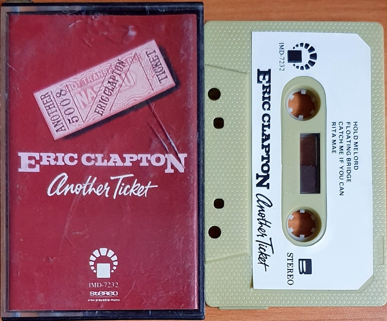ERIC CLAPTON - ANOTHER TICKET - KASET IMD MADE IN SAUDI ARABIA 2.EL
