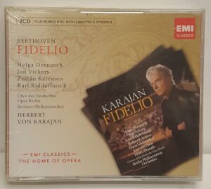BEETHOVEN - FIDELIO / KARAJAN,HELGA DERNESCH,JON VICKERS,ZOLTAN KELEMEN (2011) - 2CD SIFIR