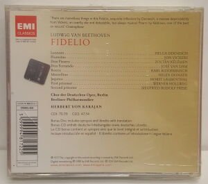 BEETHOVEN - FIDELIO / KARAJAN,HELGA DERNESCH,JON VICKERS,ZOLTAN KELEMEN (2011) - 2CD SIFIR