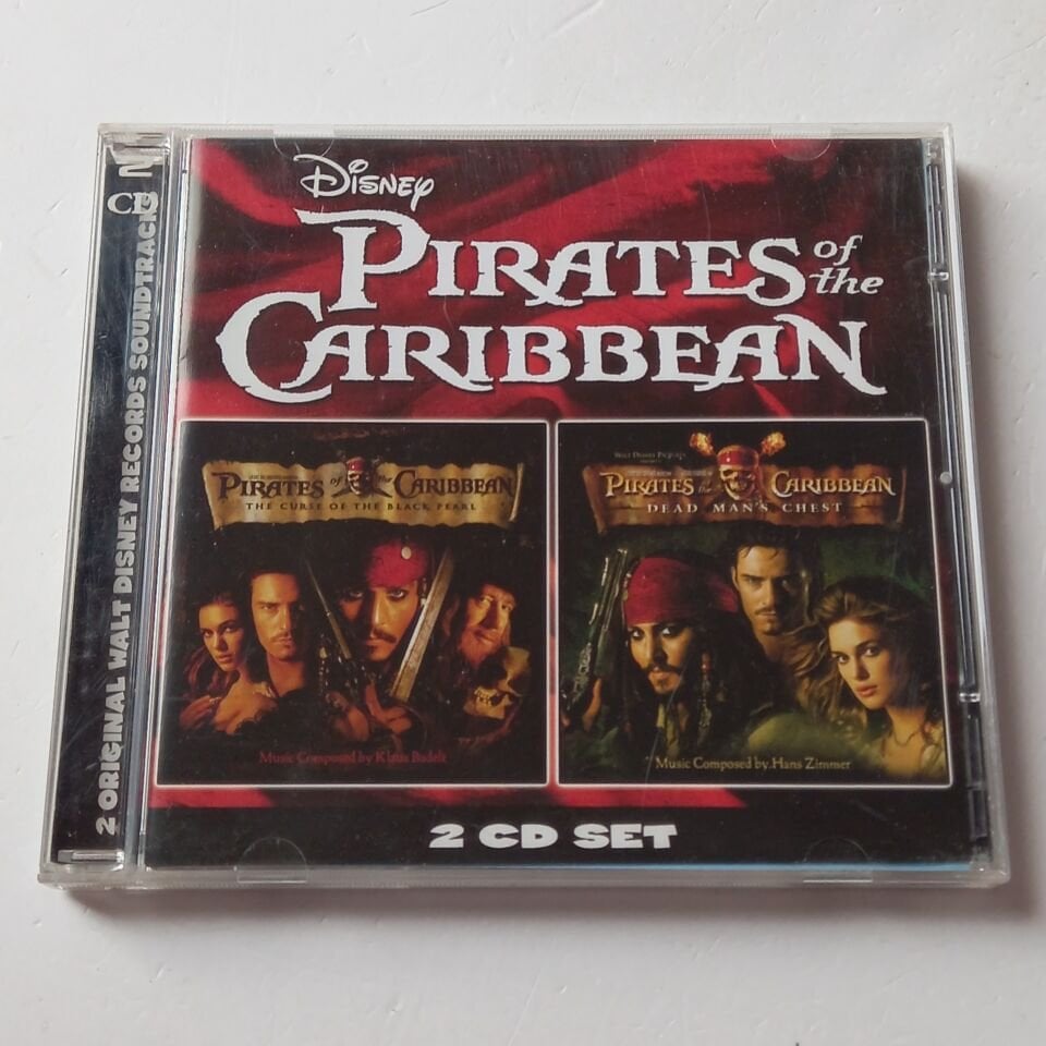 PIRATES OF THE CARIBBEAN: THE CURSE OF THE BLACK PEARL / PIRATES OF THE CARIBBEAN DEAD MAN\'S CHEST - KLAUS BADELT AND HANS ZIMMER  (2011) - 2CD 2.EL