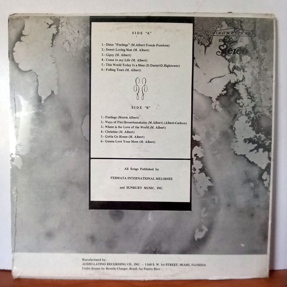 MORRIS ALBERT – AFTER WE'VE LEFT EACH OTHER (1975) - LP DÖNEM BASKI SIFIR PLAK
