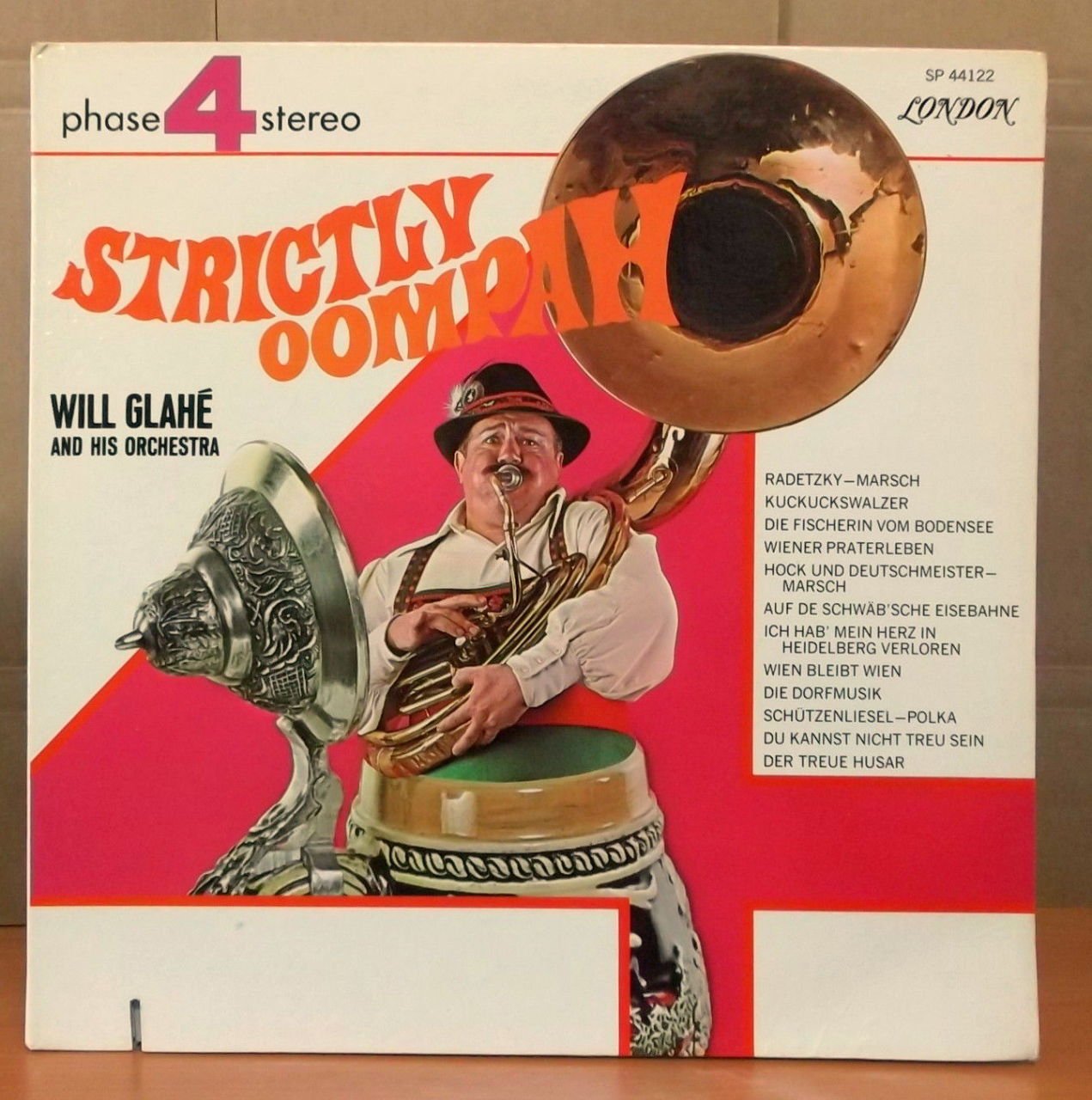 WILL GLAHE ORCH. STRICTLY OOMPAH LP 2.EL