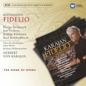 BEETHOVEN - FIDELIO / KARAJAN,HELGA DERNESCH,JON VICKERS,ZOLTAN KELEMEN (2011) - 2CD SIFIR