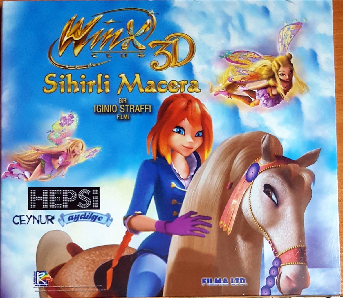 WINX CLUB 3D / SİHİRLİ MACERA / HEPSİ, CEYNUR, AYDİLGE CD SIFIR
