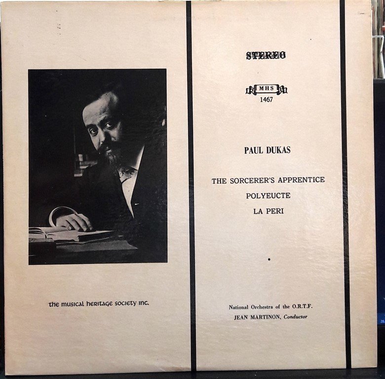 DUKAS: THE SORCERER'S APPRENTICE, JEAN MARTINON - PLAK 2.EL