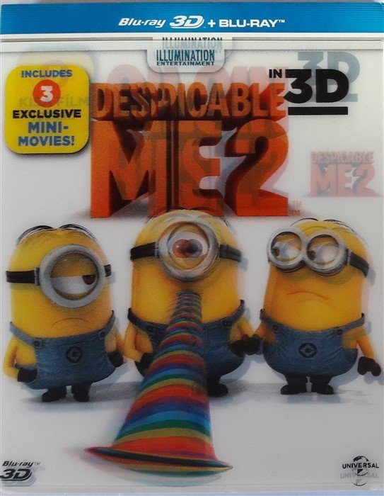 ÇILGIN HIRSIZ 2 - DESPICABLE ME 2 - 3DBLU-RAY+ BLU-RAY 2.EL