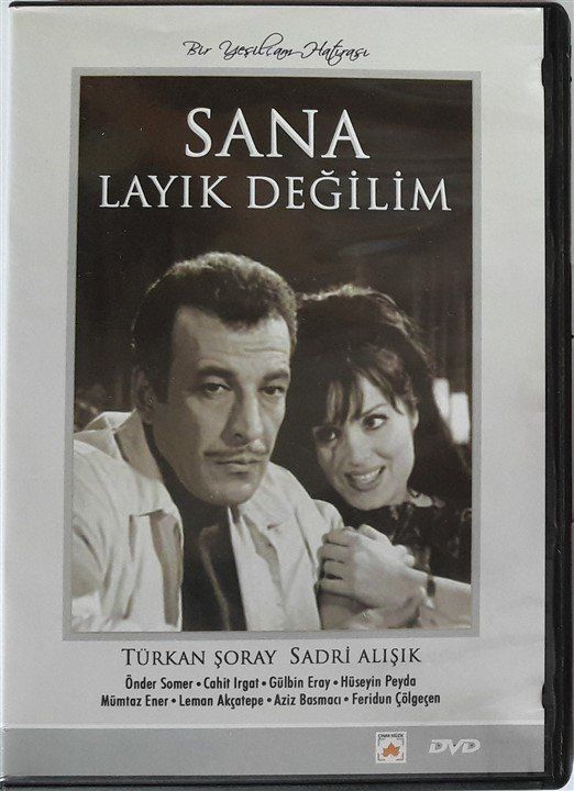 SANA LAYIK DEĞİLİM (1966) - TÜRKAN ŞORAY - SADRİ ALIŞIK - OSMAN F. SEDEN - DVD AMBALAJINDA SIFIR