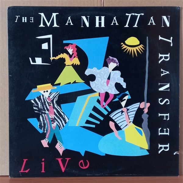 THE MANHATTAN TRANSFER – LIVE (1987) - LP 2.EL PLAK