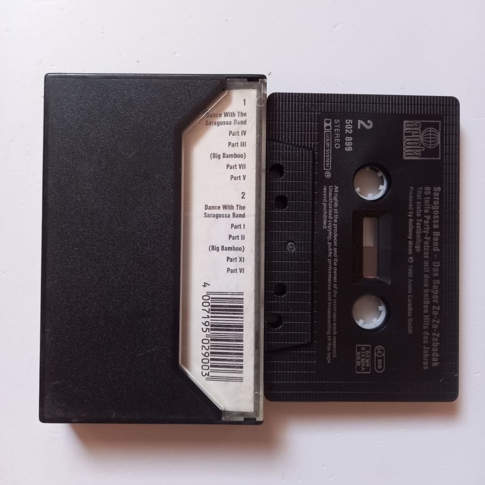 SARAGOSSA BAND - DAS SUPER ZA-ZA-ZABADAK 2 (1986) - KASET 2.EL