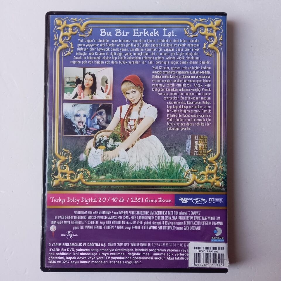 7 CÜCELER - GRIMM KARDEŞLER - DVD 2.EL