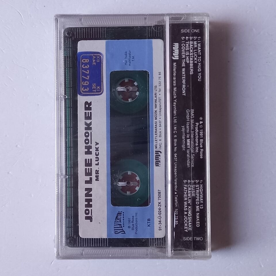 JOHN LEE HOOKER - MR.LUCKY (1991) - KASET SIFIR