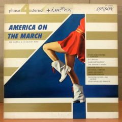 AMERICA ON THE MARCH MILITARY BAND LP 2.EL