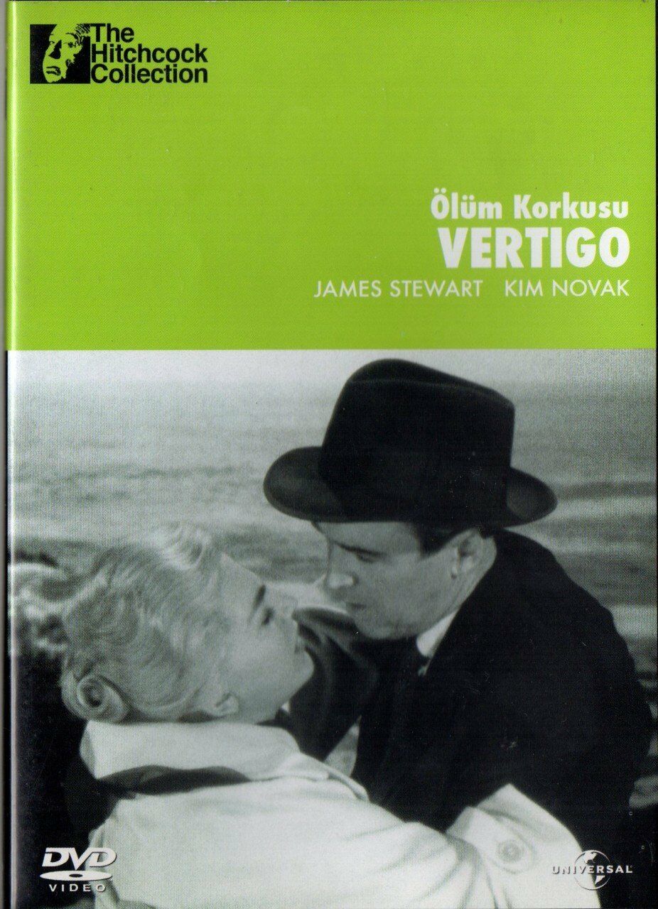 VERTIGO - ÖLÜM KORKUSU - JAMES STEWART - KIM NOVAK - ALFRED HITCHCOCK - DVD 2.EL