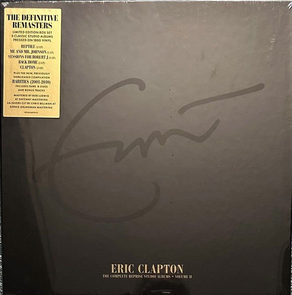 ERIC CLAPTON – THE COMPLETE REPRISE STUDIO ALBUMS ● VOLUME II (2023) - 10LP REMASTERED LIMITED EDITION BOX SET SIFIR PLAK