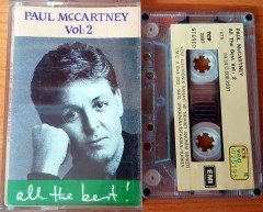 PAUL MCCARTNEY - ALL THE BEST VOL 2 (1988) KENT CASSETTE MADE IN TURKEY ''USED'' PAPER LABEL