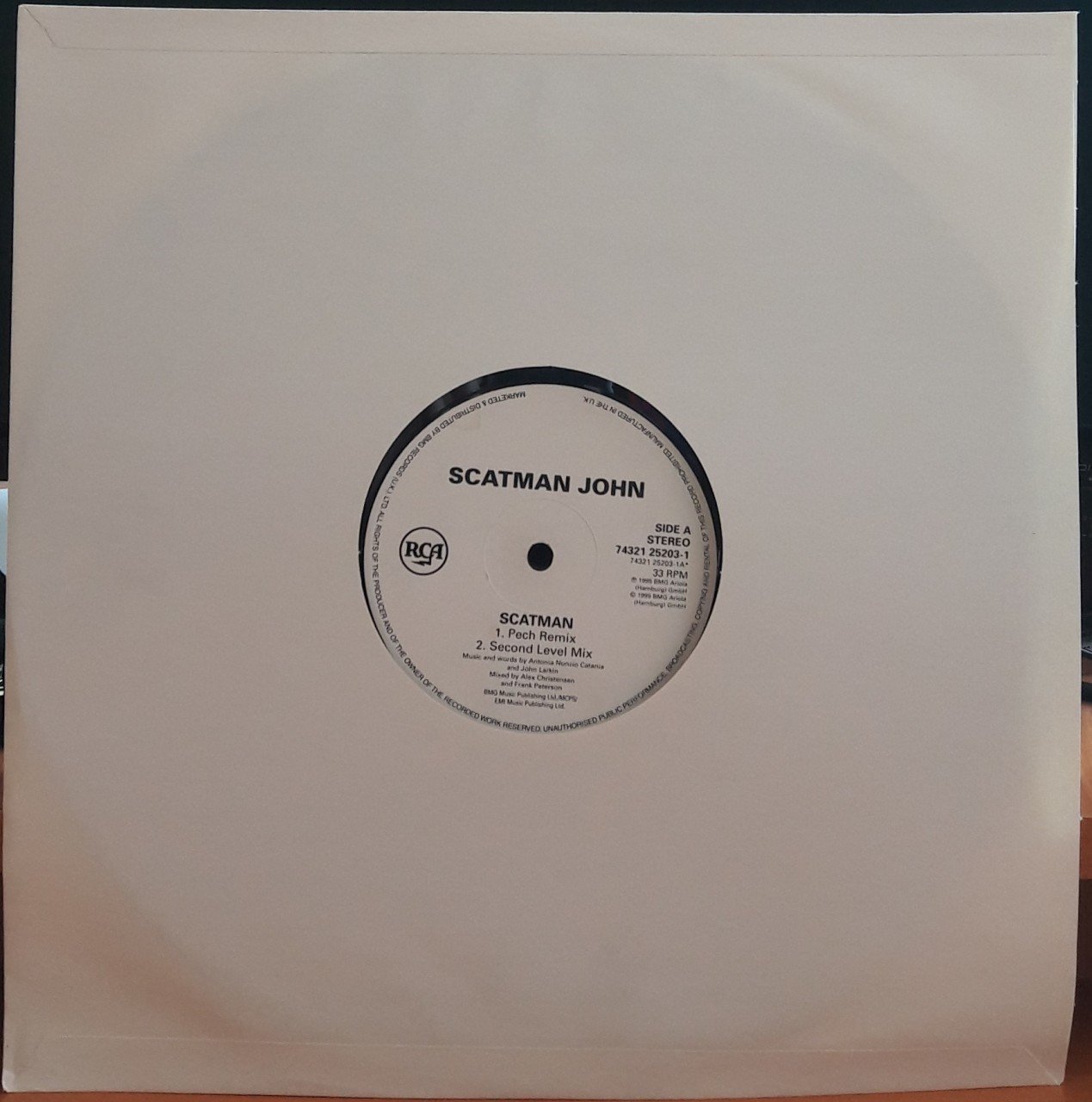 SCATMAN JOHN - SCATMAN (1995) - 12'' MAXI SINGLE PLAK 2.EL