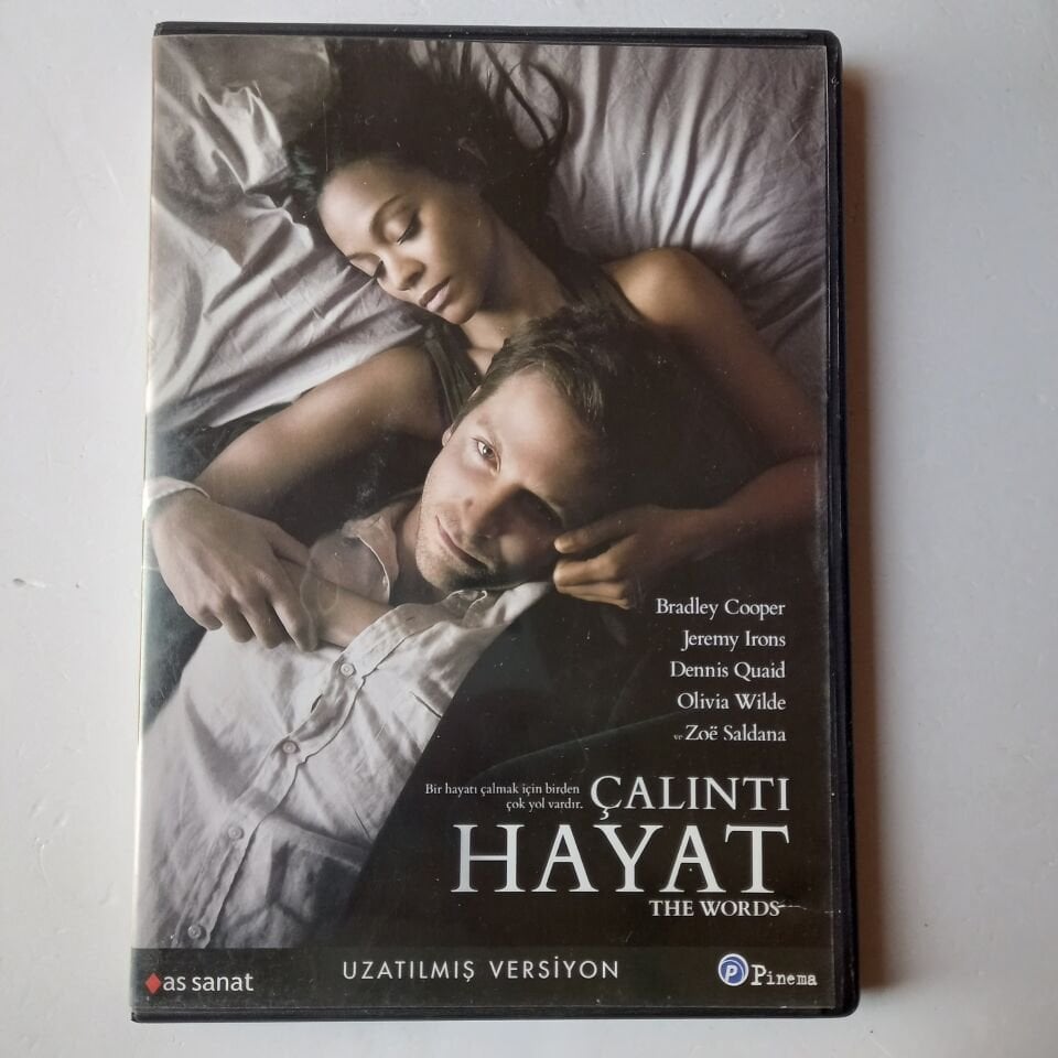 ÇALINTI HAYAT - THE WORDS - BRADLEY COOPER - JEREMY IRONS - DENIS QUAID - DVD 2.EL