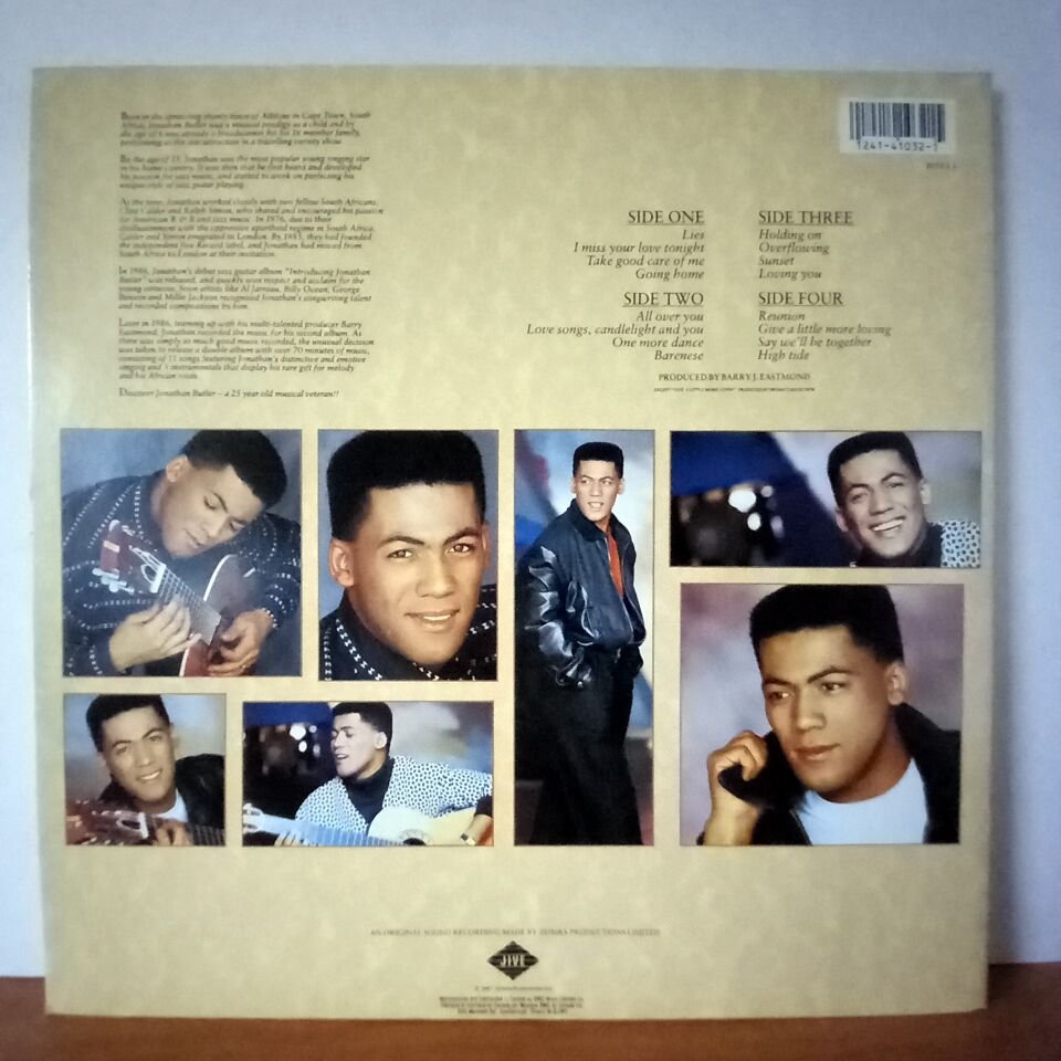 JONATHAN BUTLER – JONATHAN BUTLER (1987) - 2LP 2.EL PLAK