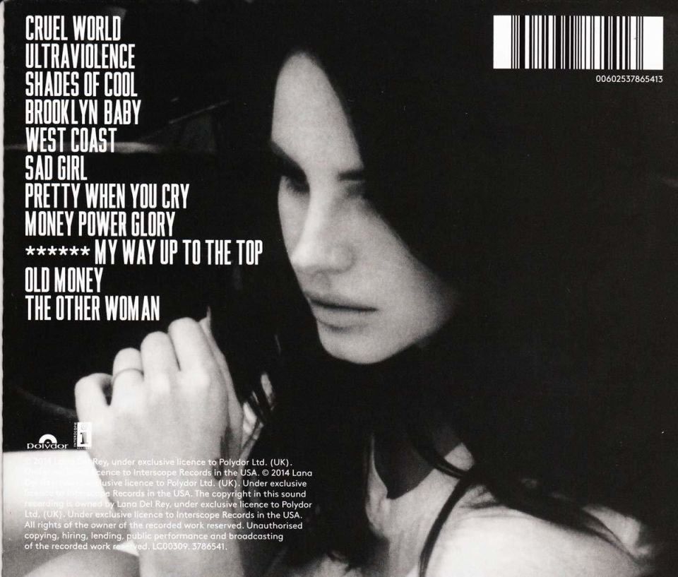 LANA DEL REY - ULTRAVIOLENCE (2014) - CD AMBALAJINDA SIFIR