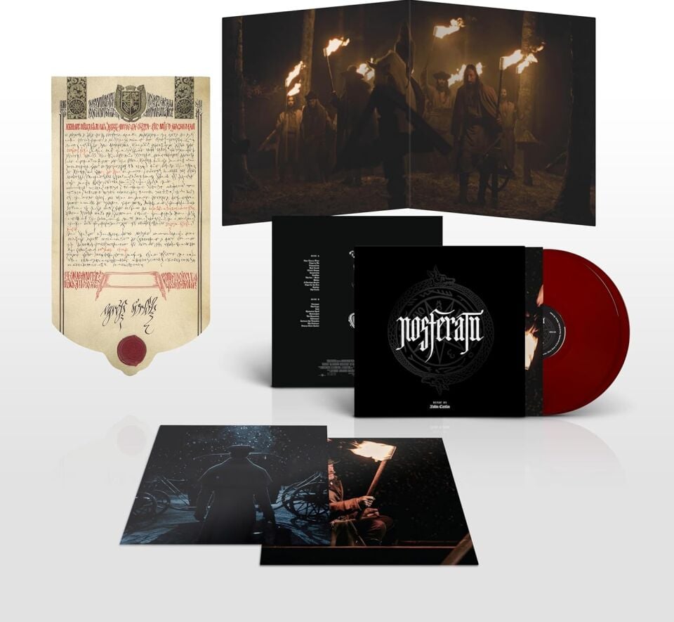 NOSFERATU - SOUNDTRACK / MUSIC BY ROBIN CAROLAN (2024) - 2xLP RED COLOURED EDITION SIFIR PLAK