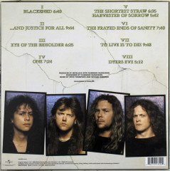 METALLICA - AND JUSTICE FOR ALL (1988) - 45 RPM  4LP SIFIR