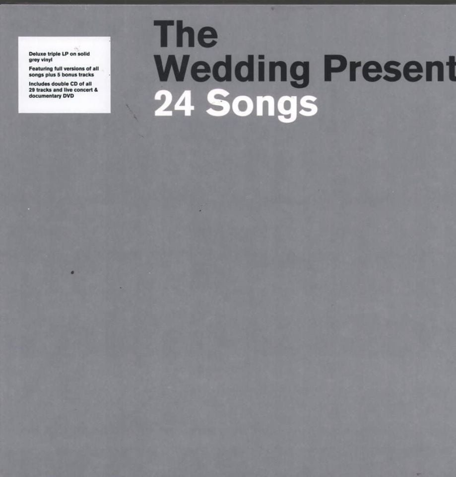 THE WEDDING PRESENT - 24 SONGS (2023) - 3LP 2CD 1DVD COMPILATION BOX SET SIFIR PLAK