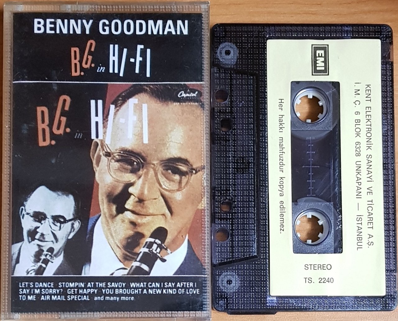 BENNY GOODMAN - B.G. IN HI-FI / KENT KASET 2.EL