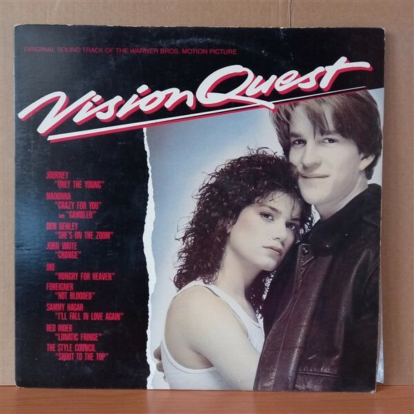 VISION QUEST / ORIGINAL MOTION PICTURE SOUND TRACK / JOURNEY, MADONNA, DON HENLEY, DIO, FOREIGNER, SAMMY HAGAR (1985) - LP 2.EL PLAK