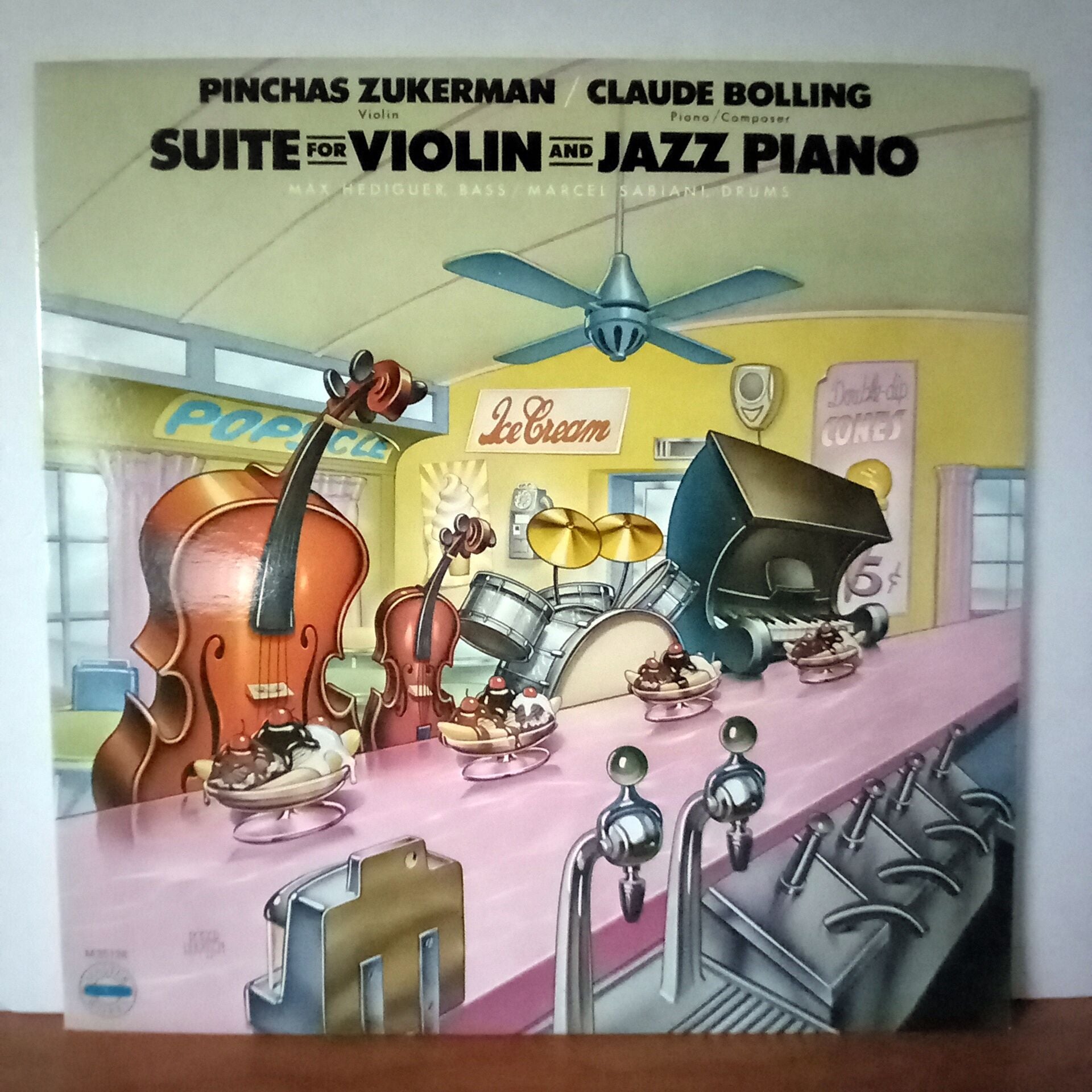 PINCHAS ZUKERMAN / CLAUDE BOLLING – SUITE FOR VIOLIN AND JAZZ PIANO (1978) - LP 2.EL PLAK