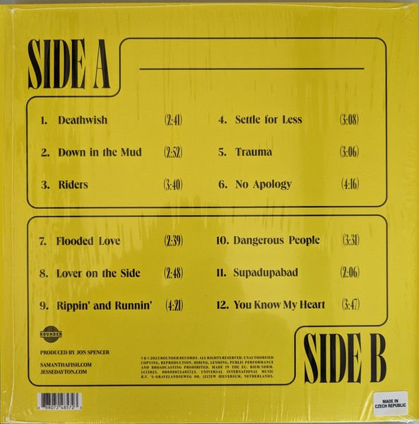 SAMANTHA FISH & JESSE DAYTON - DEATH WISH BLUES (2023) - LP BLUES ROCK SIFIR PLAK