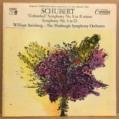 SCHUBERT ''UNFINISHED'' SYMPHONY NO.8 & 3 WILLIAM STEINBERG 2.EL PLAK