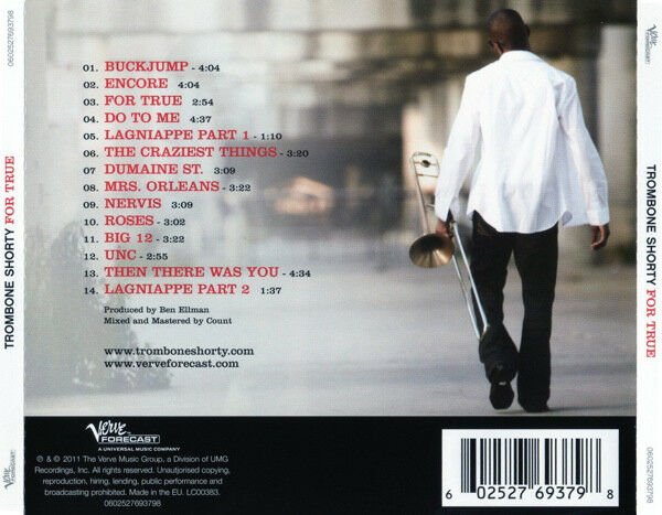TROMBONE SHORTY – FOR TRUE (2011) - CD  AMBALAJINDA SIFIR