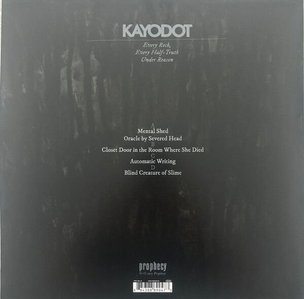 KAYO DOT – EVERY ROCK, EVERY HALF-TRUTH UNDER REASON (2025) - 2LP GATEFOLD SIFIR PLAK