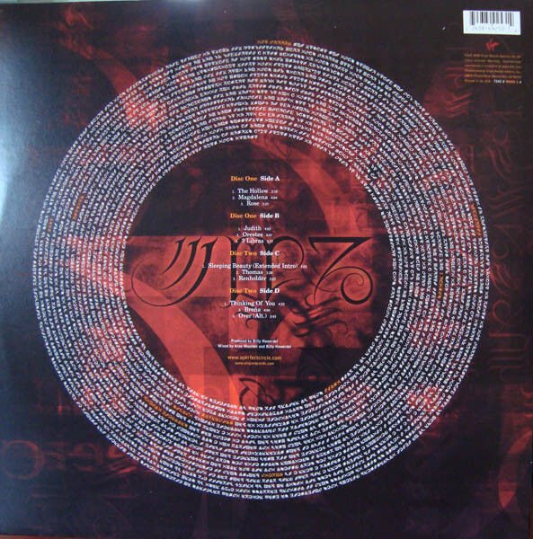 A PERFECT CIRCLE - MER DE NOMS (2000) - 2LP 180GR 2025 EDITION SIFIR PLAK