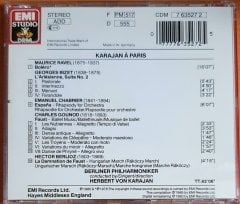 KARAJAN A PARIS / BERLIOZ, BIZET, RAVEL / BERLINER PHILHARMONIKER (1990) - CD 2.EL