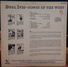 BURL IVES - SONGS OF THE WEST - PLAK 2.EL