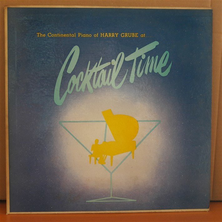 COCTAIL TIME - THE CONTINENTAL PIANO OF HARRY GRUBE - LP 2.EL PLAK