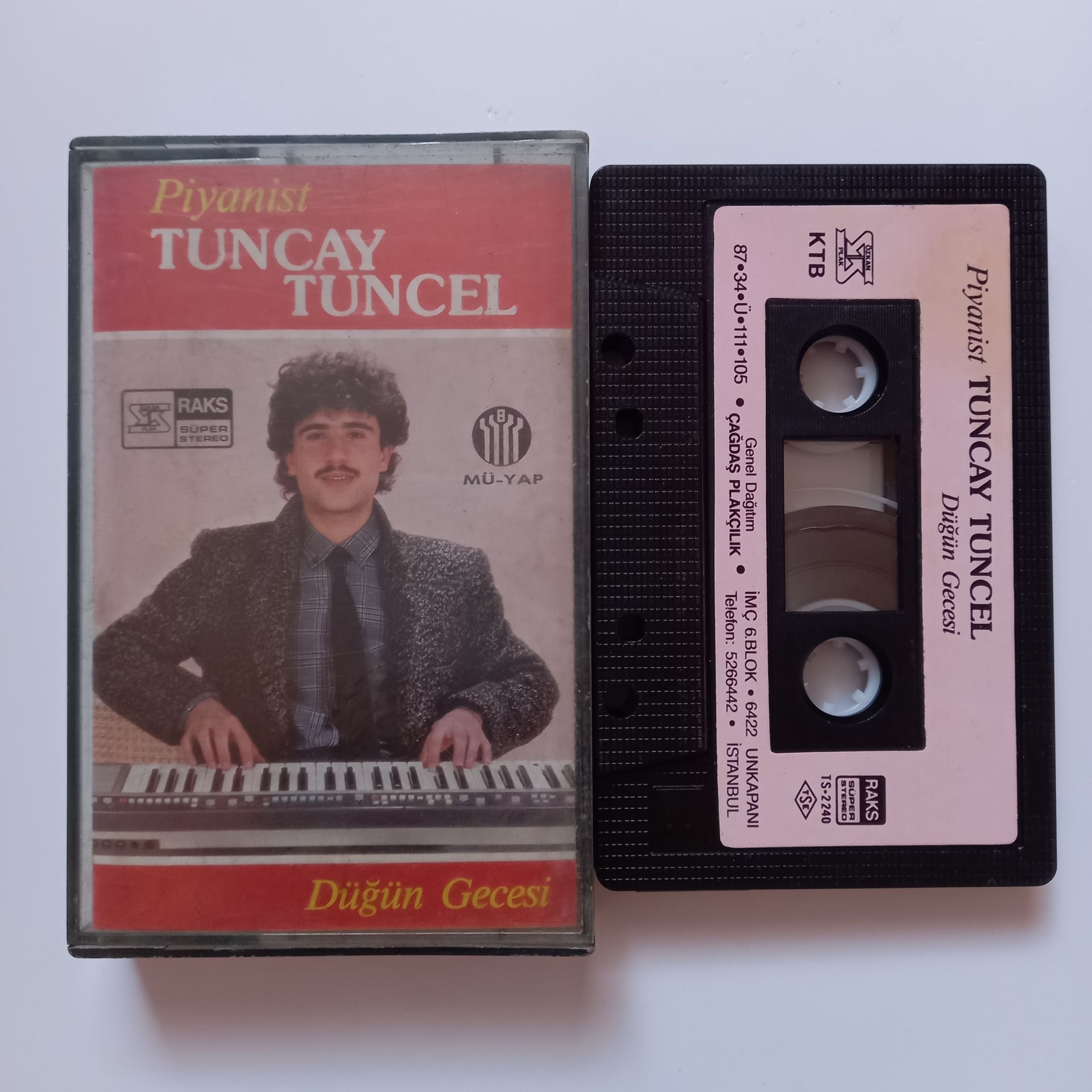 TUNCAY TUNCEL - DÜĞÜN GECESİ / PİYANİST (1987) - KASET 2.EL