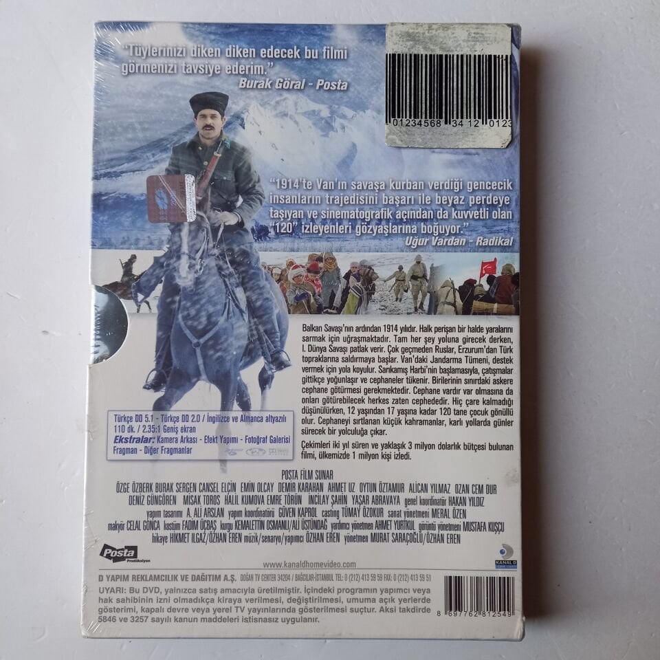 120 - BURAK SERGEN - ÖZGE ÖZBERK - CANSEL ELÇİN - MURAT SARAÇOĞLU & ÖZHAN EREN - DVD SIFIR