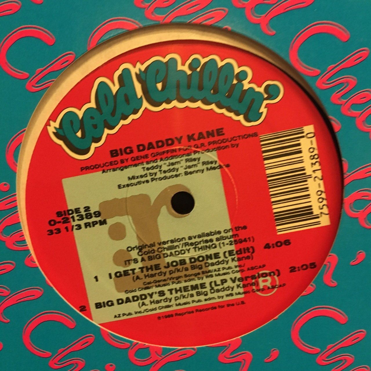BIG DADDY KANE - I GET THE JOB (1989) 12'' MAXISINGLE