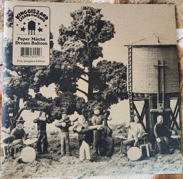 KING GIZZARD AND THE LIZARD WIZARD – PAPER MÂCHÉ DREAM BALLOON (2015) - LP 2024 REISSUE REPRESS PINK SEAGLASS VINYL SIFIR PLAK