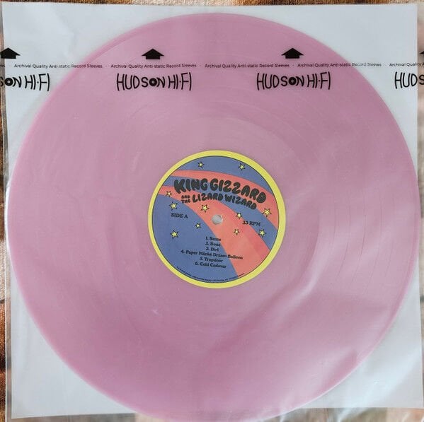 KING GIZZARD AND THE LIZARD WIZARD – PAPER MÂCHÉ DREAM BALLOON (2015) - LP 2024 REISSUE REPRESS PINK SEAGLASS VINYL SIFIR PLAK