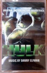 HULK - SOUNDTRACK DANNY ELFMAN (2003) UNIVERSAL CASSETTE MADE IN TURKEY ''NEW''