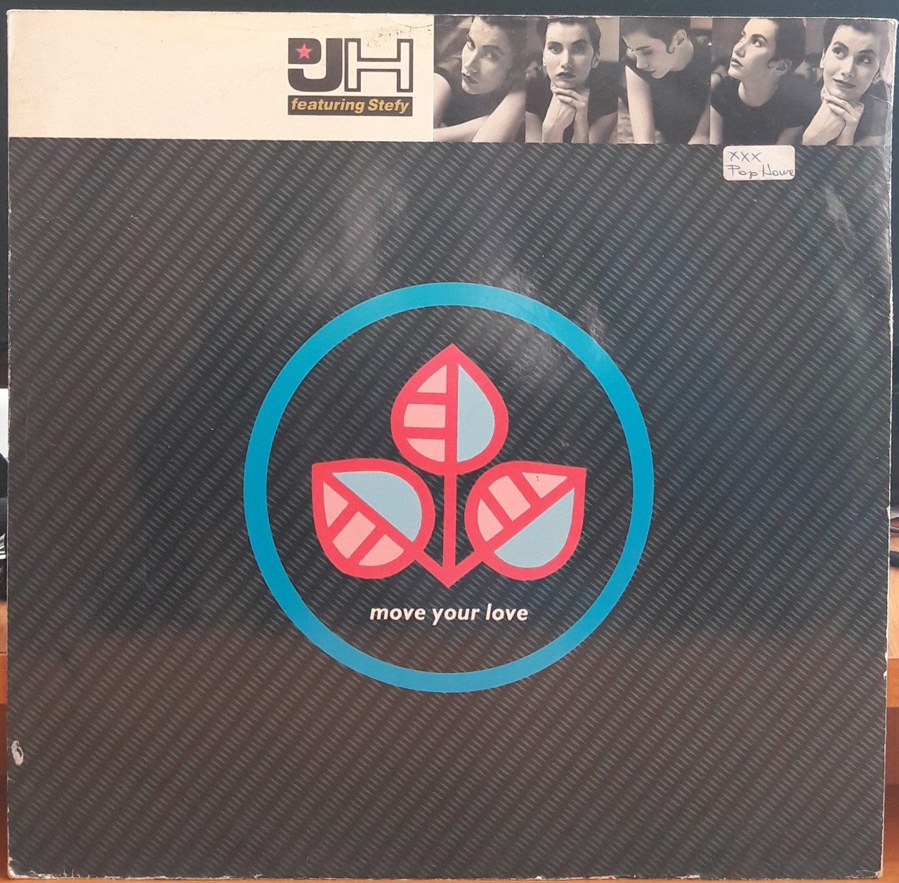 DJ H FEATURING STEFY - MOVE YOUR LOVE (1991) - 12'' MAXI SINGLE PLAK 2.EL
