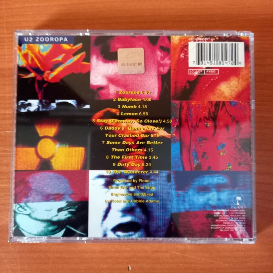 U2 – ZOOROPA (1993) - CD 2.EL