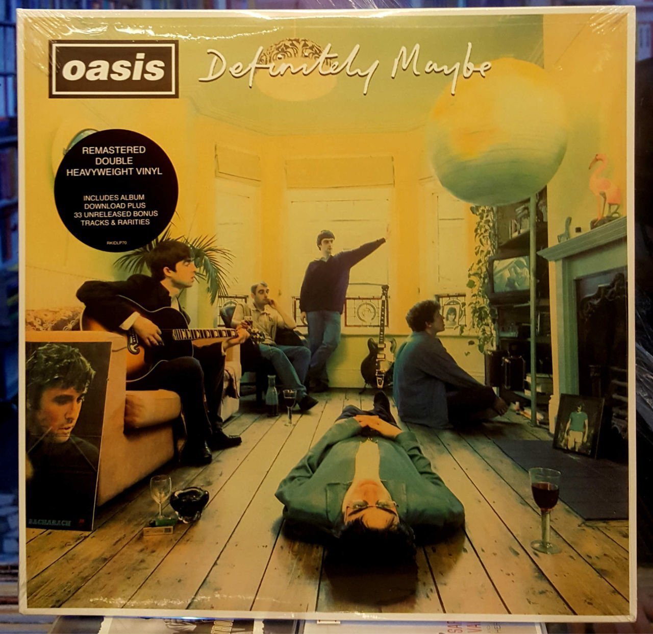 OASIS - DEFINITELY MAYBE (1994) - 2LP REISSUE SIFIR PLAK