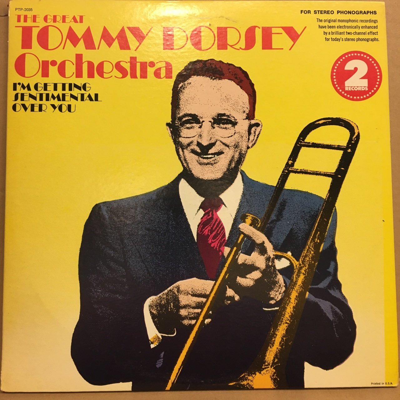 TOMMY DORSEY ORCHESTRA - I'M GETTING SENTIMENTAL OVER YOU (1973) - 2.EL 2PLAK